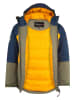 Trollkids Funktionsjacke "Hardanger" in Gelb/ Khaki/ Blau