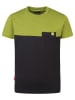Trollkids Funktionsshirt "Bergen" in Khaki/ Schwarz