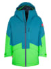 Trollkids Ski-/ Snowboardjacke "Kongsberg" in Blau/ Grün