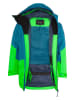 Trollkids Ski-/ Snowboardjacke "Kongsberg" in Blau/ Grün