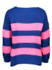 miss goodlife Pullover "Stripes" in Blau/ Pink