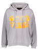 miss goodlife Hoodie "Good vibes" in Grau/ Gelb