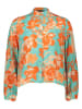 miss goodlife Bluse in Orange/ Türkis