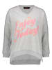 miss goodlife Sweatshirt "Enjoy today" in Hellgrau