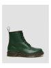 Dr. Martens Leder-Boots in Grün