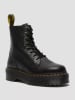 Dr. Martens Leder-Boots in Schwarz