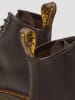 Dr. Martens Skórzane botki w kolorze ciemnobrązowym