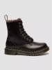 Dr. Martens Leder-Winterboots "1460 Serena" in Schwarz/ Braun