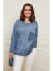 Curvy Lady Longsleeve in Blau