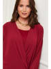 Curvy Lady Blouse bordeaux