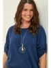 Curvy Lady Blouse donkerblauw