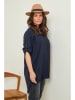 Curvy Lady Blouse donkerblauw