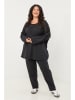 Curvy Lady Longsleeve in Schwarz