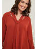 Curvy Lady Blouse roodbruin