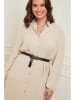 Curvy Lady Kleid in Beige