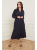 Curvy Lady Jurk donkerblauw
