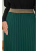 Curvy Lady Plissérok groen