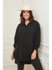 Curvy Lady Blouse zwart