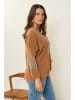 Curvy Lady Pullover in Hellbraun