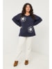 Curvy Lady Longsleeve donkerblauw