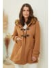 Curvy Lady Tussenmantel camel