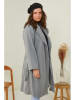 Curvy Lady Tussenmantel grijs