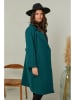 Curvy Lady Übergangsmantel in Dunkelgrün