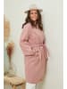Curvy Lady Übergangsmantel in Rosa