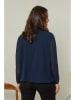 Curvy Lady Blouse donkerblauw