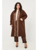 Curvy Lady Tussenmantel bruin