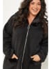 Curvy Lady Übergangsjacke in Schwarz
