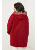 Curvy Lady Tussenmantel rood