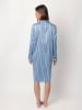 admas Nachthemd "Classic" lichtblauw/zwart
