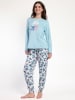 Disney Pyjama "Disney" in Hellblau/ Weiß