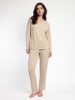 admas Pyjama "Larga Pico Moons" in Beige