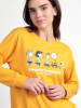 Peanuts Pyjama "Peanuts" geel/lichtgrijs