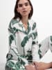 admas Pyjama "Luxury" wit/groen