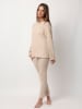 admas Pyjama in Beige
