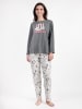 Disney Pyjama "Disney" grijs/lichtgrijs
