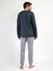 admas Pyjama "Classic" in Dunkelblau