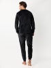 admas Pyjama "Admas classic" in Schwarz
