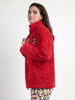 Disney Fleecejacke "Best Mickey" in Rot