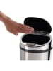Echtwerk Sensor-Abfalleimer in Silber - 30 l