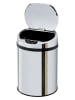 Echtwerk Sensor-Badabfalleimer in Silber - 9 l