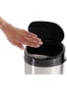 Echtwerk Sensor-Badabfalleimer in Silber - 9 l