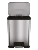 Echtwerk Automatik-Tretabfalleimer "Powerstep" in Silber - 38 l