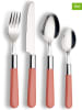Echtwerk 16tlg. Besteck-Set "Bistro" in Rosa
