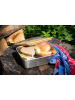 Echtwerk Lunchbox in Silber/ Hellbraun - 1,5 l