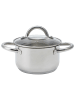 Echtwerk 8-delige pannenset zilverkleurig