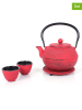 Echtwerk 4-delige theeset rood - 1,1 l